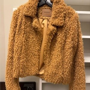 Blank NYC Cozy Tan Teddy Jacket